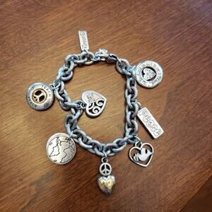 BRIGHTON dream peace 2007 charm‎ bracelet